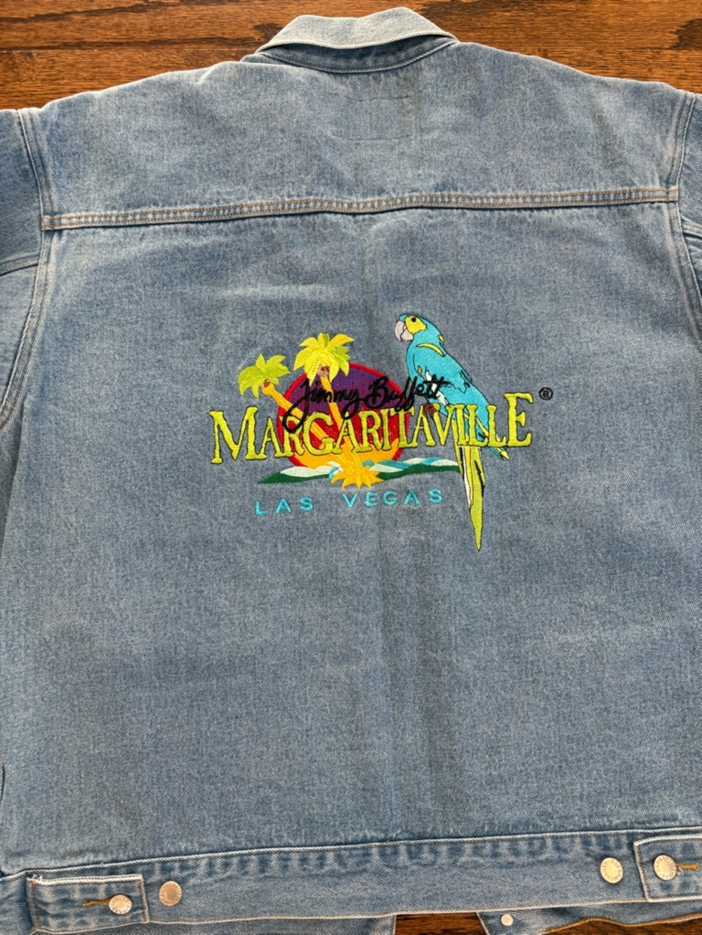 Authentic vintage Jimmy Buffett "Margaritaville" Denim Jacket!